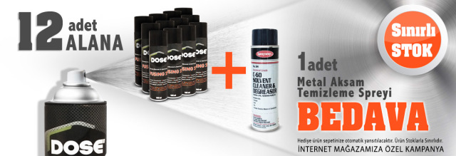 Dose Spray Hediye Kampanyası