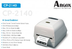 ARGOX - ARGOX CP-2140 BARKOD TTR YAZICI 203 DPI