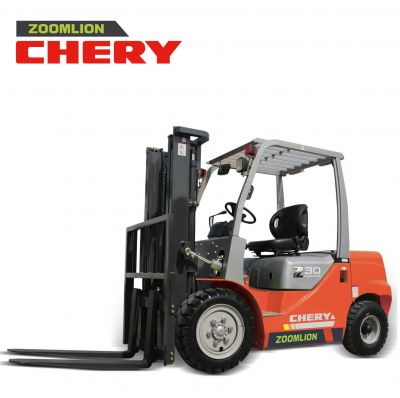 CHERY FD35 3,5 TON 4,8 MT TRIPLEX DIESEL FORKLIFT - 1