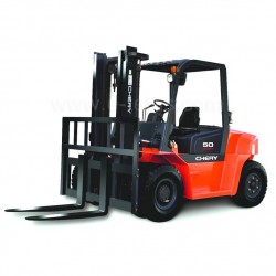 CHERY FD50 5 TON 4,5 MT TRIPLEX DIESEL FORKLIFT - Thumbnail