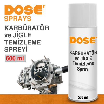 DOSE KARBÜRATÖR VE JİGLE TEMİZLEME SPREYİ