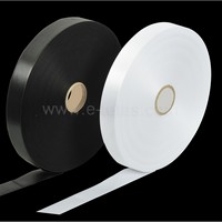 E4 SD0201N1 35X200 SİYAH SATEN KENAR ÖRGÜLÜ ÇİFT TARAF ETİKET (CLASS 1) 7M2 - 2