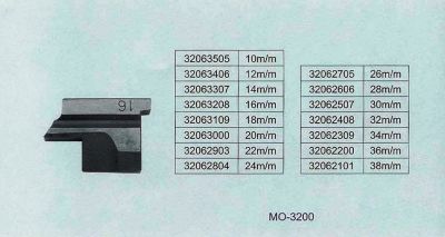 LITE 32062408 GÖZLÜ İLİK BALTA 32 MM JUKI MEB-3200