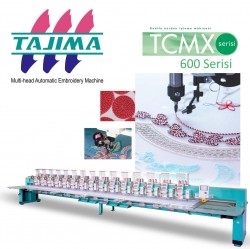 TAJIMA - TAJIMA TCMX-60915 (1000X480/230)S (L) SEQ3 + MT1 SÜZENE NAKIŞ MAKİNASI