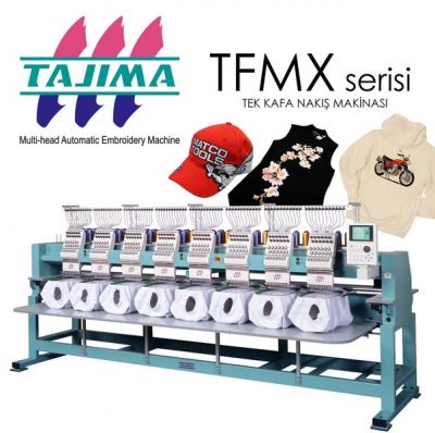 TAJIMA TFMX-IIC908 (450X360)S 8 KAFA NAKIŞ MAKİNASI