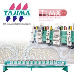 TAJIMA - TAJIMA TLMX-1202 (1200X645/290)W (L) SEQ3 LASE KOMBİNE NAKIŞ MAKİNASI