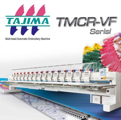 TAJIMA TMCR-V1215F (680X400)S 15 KAFA NAKIŞ MAKİNASI
