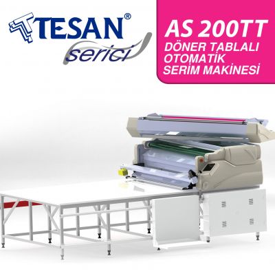 TESAN AS 200TT OTOMATİK SERİM MAKİNASI, DÖNER KAFALI SERİM VE KESİM DAHİL (2.00MT EN KADAR)