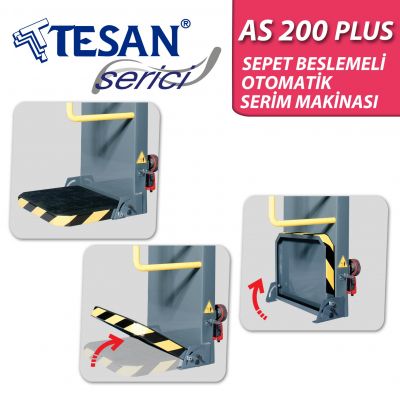 TESAN AS200 PLUS OTOMATİK SERVO MOTORLU SERİM MAKİNESİ