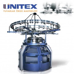 UNITEX - UNITEX UFX 3DF 32 20G 96F R ÜÇ İPLİK YENİ TİP YUVARLAK ÖRGÜ MAKİNASI