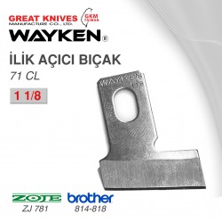 WAYKEN - WAYKEN 71CL 1 1-8 İLİK AÇICI BIÇAK BROTHER 814-818-ZOJE ZJ781