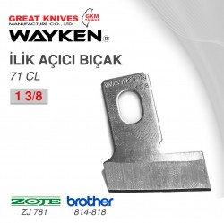 WAYKEN - WAYKEN 71CL 1 3-8 İLİK AÇICI BIÇAK BROTHER 814-818-ZOJE ZJ781