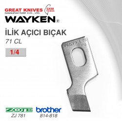 WAYKEN - WAYKEN 71CL 1-4 İLİK AÇICI BIÇAK BROTHER 814-818-ZOJE ZJ781