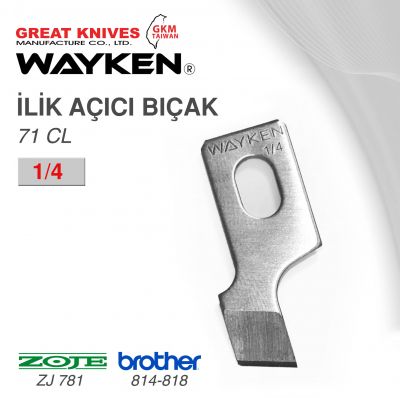 WAYKEN 71CL 1-4 İLİK AÇICI BIÇAK BROTHER 814-818-ZOJE ZJ781