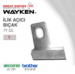 WAYKEN - WAYKEN 71CL 1 İLİK AÇICI BIÇAK BROTHER 814-818-ZOJE ZJ781