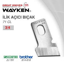 WAYKEN - WAYKEN 71CL 3-4 İLİK AÇICI BIÇAK BROTHER 814-818-ZOJE ZJ781