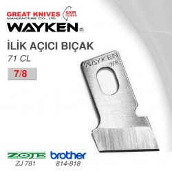 WAYKEN - WAYKEN 71CL 7-8 İLİK AÇICI BIÇAK BROTHER 814-818-ZOJE ZJ781