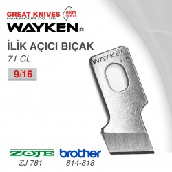 WAYKEN - WAYKEN 71CL 9-16 İLİK AÇICI BIÇAK BROTHER 814-818-ZOJE ZJ781