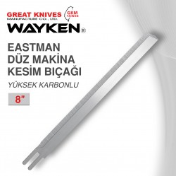 WAYKEN - WAYKEN 8E-HSS EASTMAN 8Lİ HSS DÜZ KESİM MAKİNASI BIÇAĞI YÜKSEK KARBONL