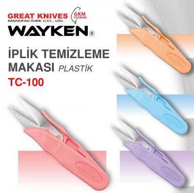 WAYKEN TC-100 İPLİK TEMİZLEME MAKASI PLASTİK