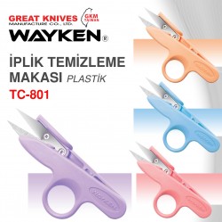 WAYKEN - WAYKEN TC-801 İPLİK TEMİZLEME MAKASI PLASTİK