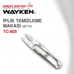 WAYKEN - WAYKEN TC-805-WAYKEN İPLİK TEMİZLEME MAKASI METAL